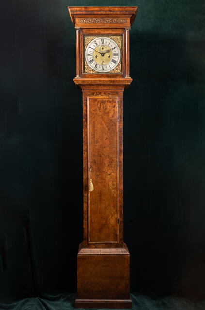 Staande Engelse klok Joseph Windmills ca 1710
