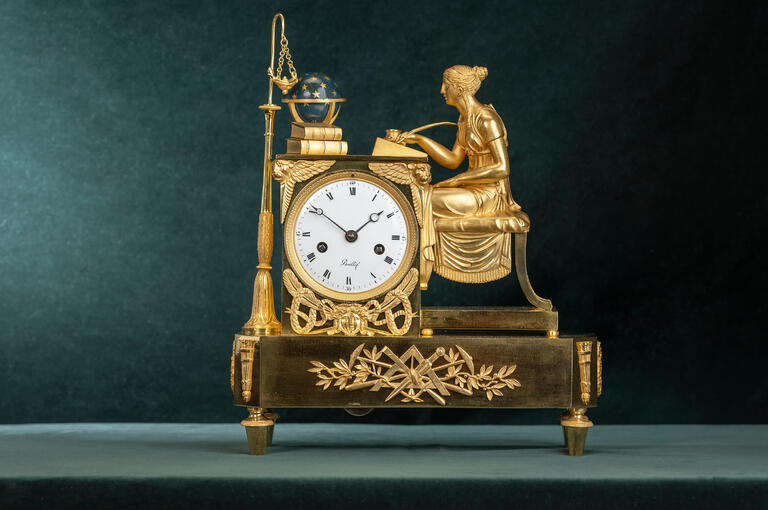 Franse pendule Liseuse Ballife ca 1810