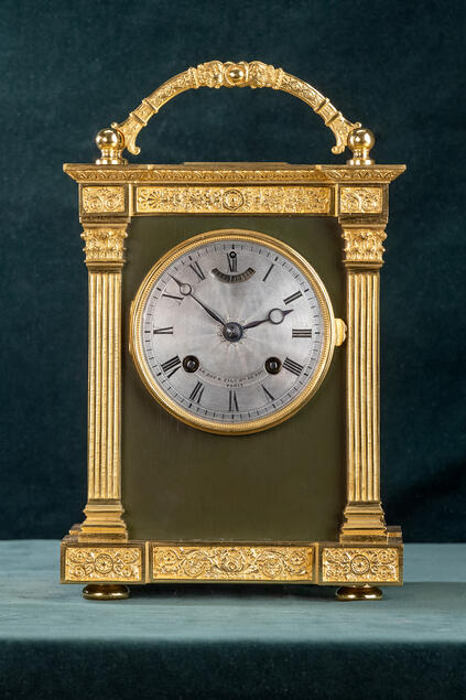 Grote reisklok model Breguet     ca 1860